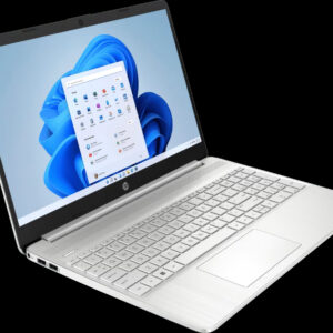 HP 15s fq5007TU 12th Gen Intel Core i3-1215U Laptop (15.6-inch FHD, 8GB DDR4, 512GB SSD, Intel UHD Graphics, Backlit KB, Dual Speakers, Win 11, MSO 2021, Silver, 1.69 kg)